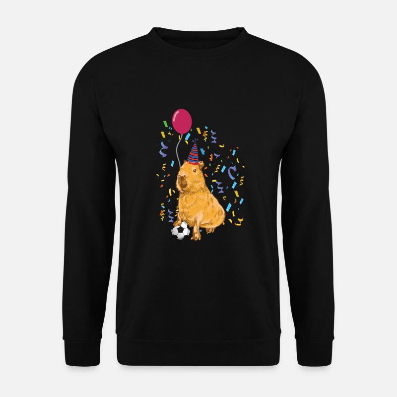 Capybara Birthday - Unisex Sweatshirt - black