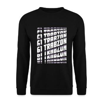 61 Trabzon - Unisex Pullover - Schwarz - Vorne - Alina (178cm) & Michal (187cm)