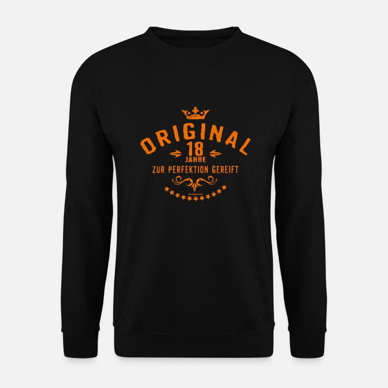 Original 18 Jahre zur Perfektion gereift - - Unisex Pullover - Schwarz