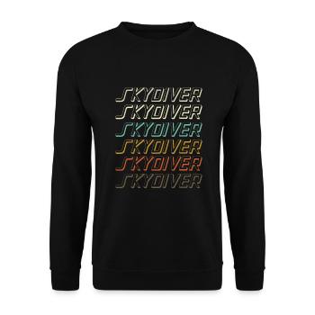 Skydiver Parachutiste Skydiving Club - Sweat-shirt Unisexe - noir - Devant - Alina (178cm) & Michal (187cm)