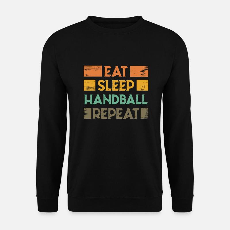 Handball Handballer Beachhandball Handballspieler - Unisex Pullover - Schwarz