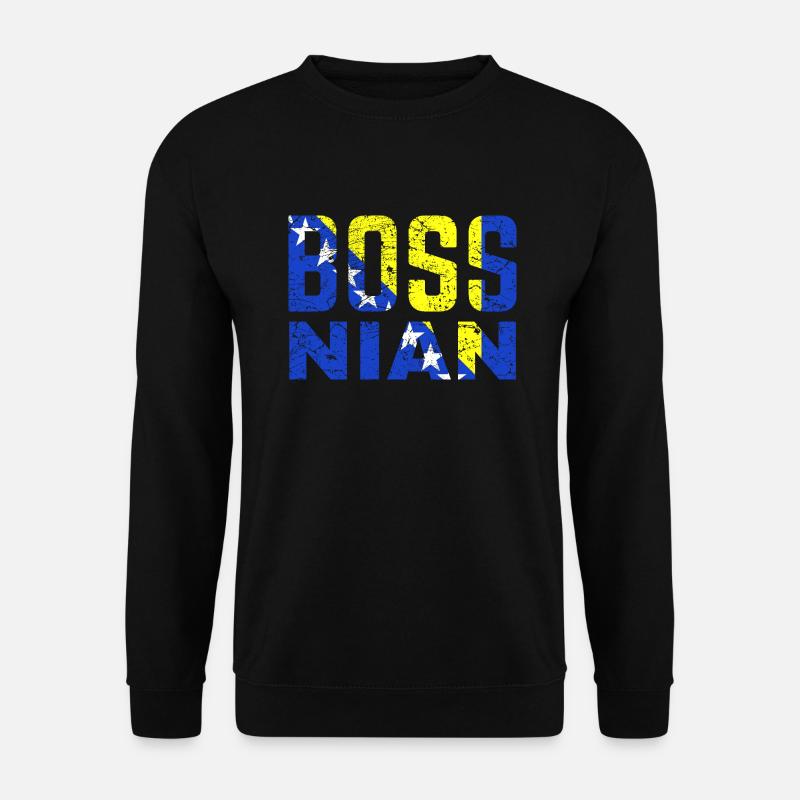 Bosnian - Boss - Funny - Unisex Sweatshirt - black