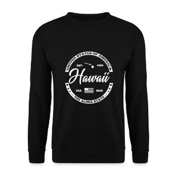 Hawaii - Sweat-shirt Unisexe - noir - Devant - Alina (178cm) & Michal (187cm)