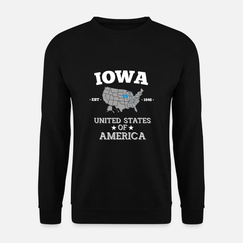 Iowa - Unisex Pullover - Schwarz
