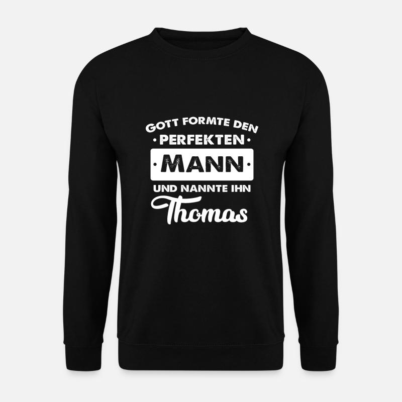 Thomas - Unisex Sweatshirt - black
