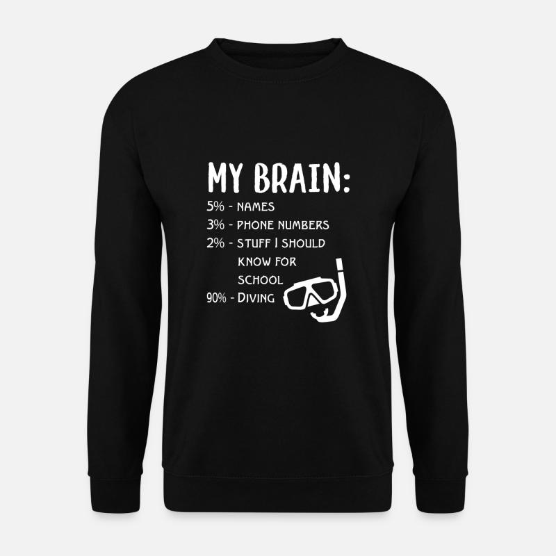 Tauchen - Unisex Pullover - Schwarz