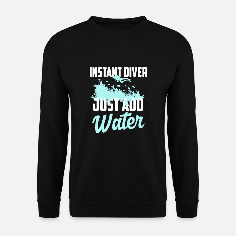 Tauchen - Unisex Pullover - Schwarz