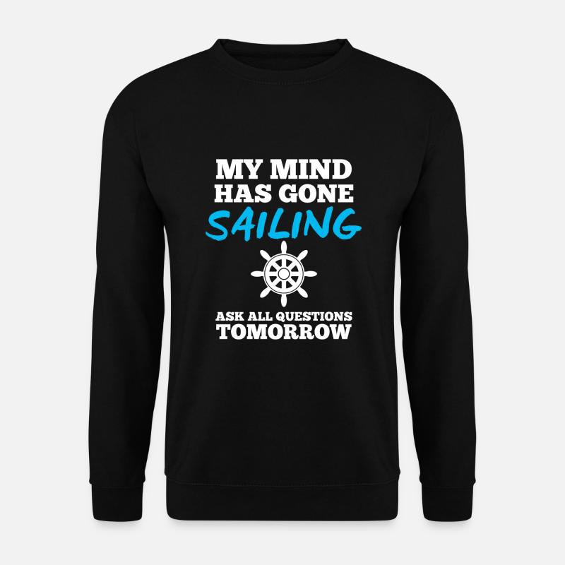 Segeln Captain - Unisex Pullover - Schwarz