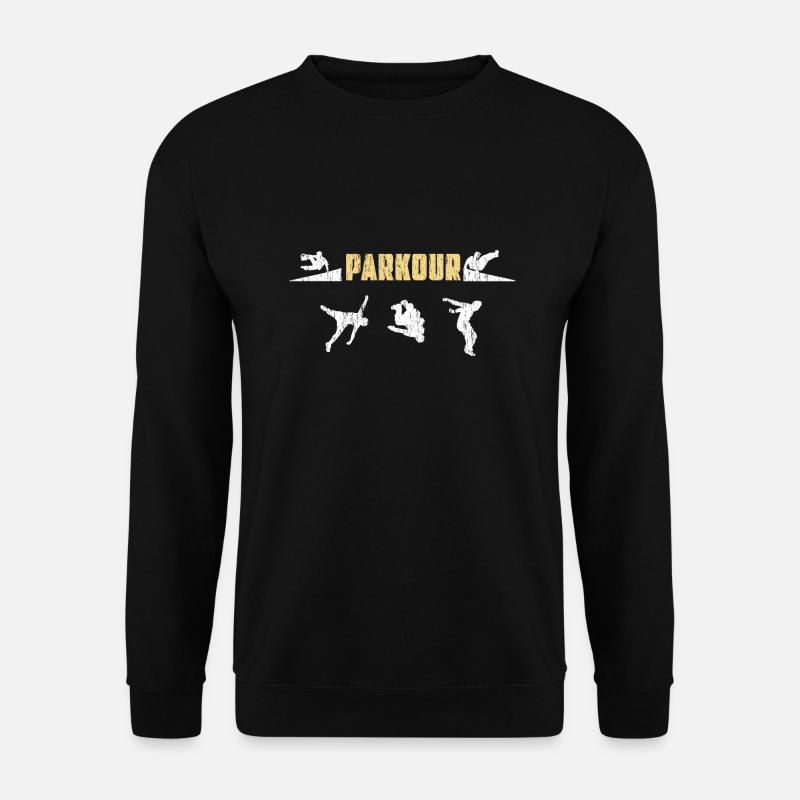 Parkour - Unisex Pullover - Schwarz