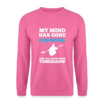 Kajakfahren paddeln - Unisex Pullover - Pink - Vorne