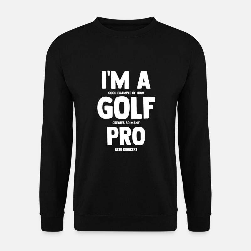 Golfing - Unisex Sweatshirt - black