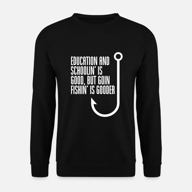 Pêche pêche - Sweat-shirt Unisexe - noir