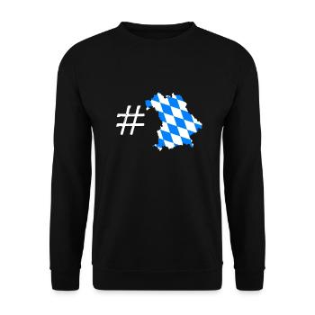 Bavière - Sweat-shirt Unisexe - noir - Devant - Alina (178cm) & Michal (187cm)