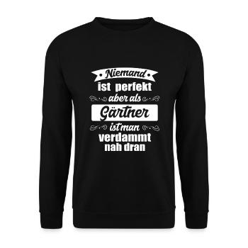 Gärtner - Sweat-shirt Unisexe - noir - Devant - Alina (178cm) & Michal (187cm)