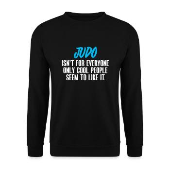 judo - Sweat-shirt Unisexe - noir - Devant - Alina (178cm) & Michal (187cm)