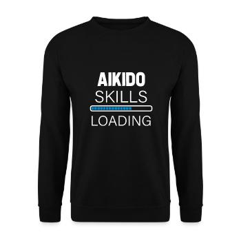 Aikido Skills - Unisex Pullover - Schwarz - Vorne - Alina (178cm) & Michal (187cm)