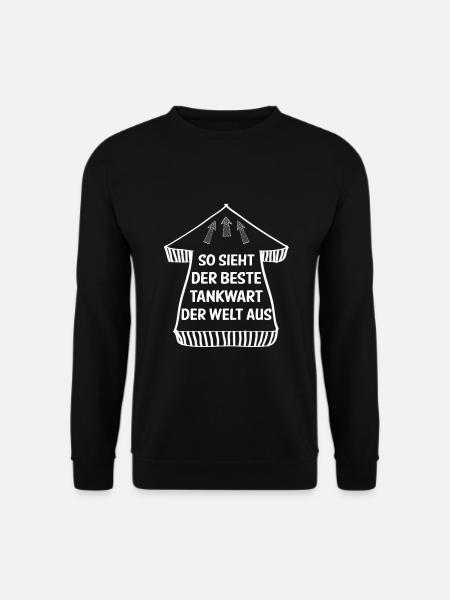Tankwart Benzin Diesel Tanken Tankstelle Geschenk - Unisex Pullover - Schwarz