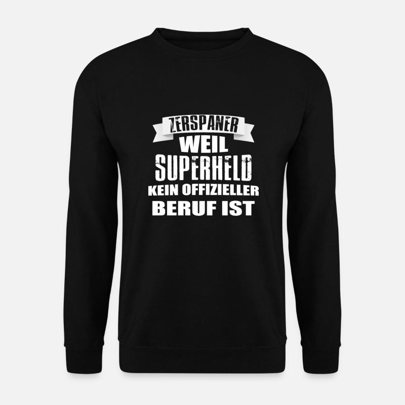 Zerspaner Zerspanungsmechaniker Fräsen Drehen - Unisex Pullover - Schwarz
