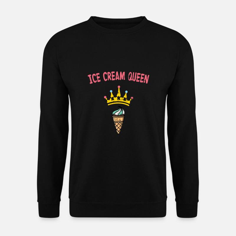 Eis Eiscreme Eiskrem Süß Ice Cream Sommer Sonne - Unisex Pullover - Schwarz