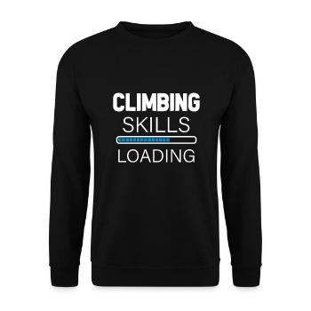 Alpinisme Alpiniste Escalade Escalade Montagnes - Sweat-shirt Unisexe - noir - Devant - Alina (178cm) & Michal (187cm)