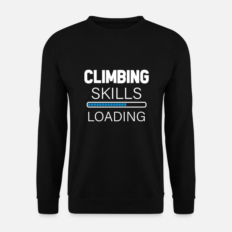 Mountaineering Mountaineer Climbing Climbing Mountains - Unisex Sweatshirt - black