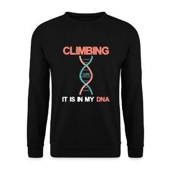 Alpinisme Alpiniste Escalade Escalade Montagnes - Sweat-shirt Unisexe - noir - Devant - Alina (178cm) & Michal (187cm)
