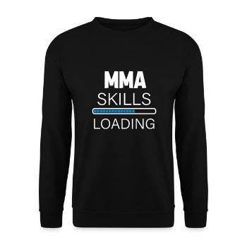 MMA Mixed Martial Arts Kampfsport UFC Geschenk - Unisex Pullover - Schwarz - Vorne - Alina (178cm) & Michal (187cm)