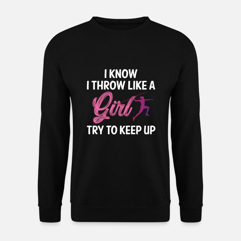Javelin Throwing Javelin Throwing - Unisex Sweatshirt - black