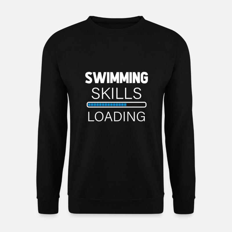 Schwimmen Schwimmer Schwimmsport Swimming Swim - Unisex Pullover - Schwarz
