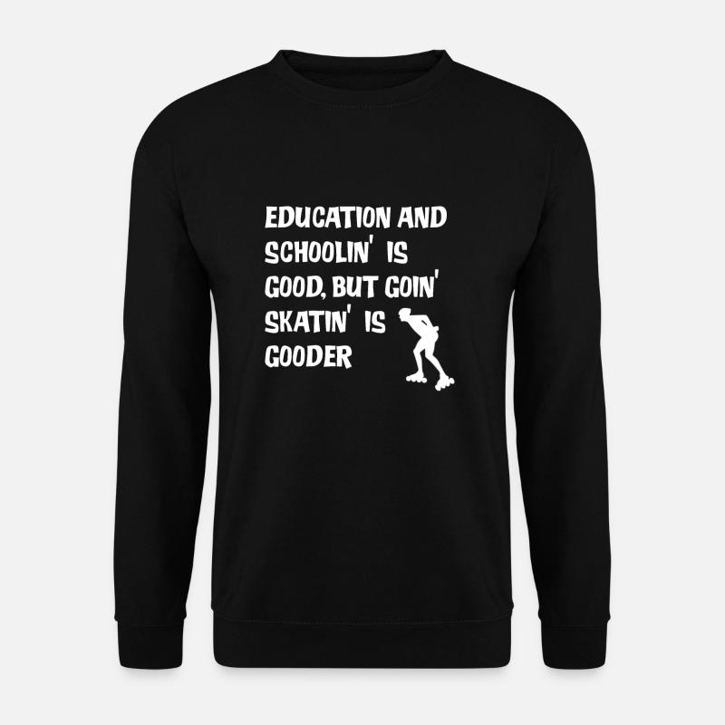 Inline Skating Inline Skating Roller Skates - Unisex Sweatshirt - black