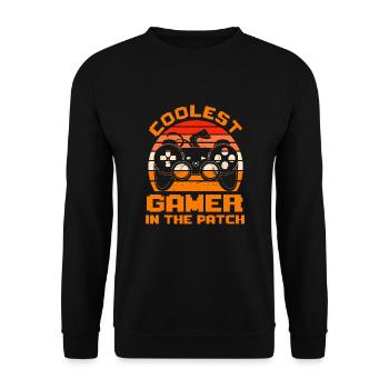 Enfants Halloween Cool plus Gamer Dans The Patch Boys - Sweat-shirt Unisexe - noir - Devant - Alina (178cm) & Michal (187cm)