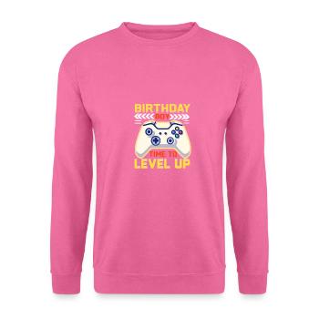 Geburtstagskind Zeit, um Videospiel Geburtstag zu verbessern - Unisex Pullover - Pink - Vorne
