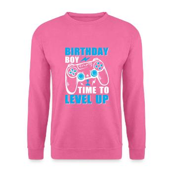 Geburtstagskind Zeit, um Videospiel Geburtstag zu verbessern - Unisex Pullover - Pink - Vorne