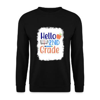 Zweite Klasse Rainbow Girls Jungen Lehrerteam 2. - Unisex Pullover - Schwarz - Vorne - Alina (178cm) & Michal (187cm)