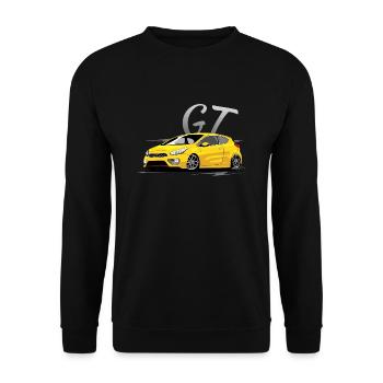 Ceed GT gelb - Unisex Pullover - Schwarz - Vorne - Alina (178cm) & Michal (187cm)