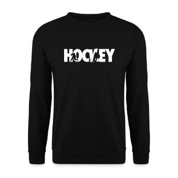 Ice hockey - Unisex Sweatshirt - black - Front - Alina (178cm) & Michal (187cm)
