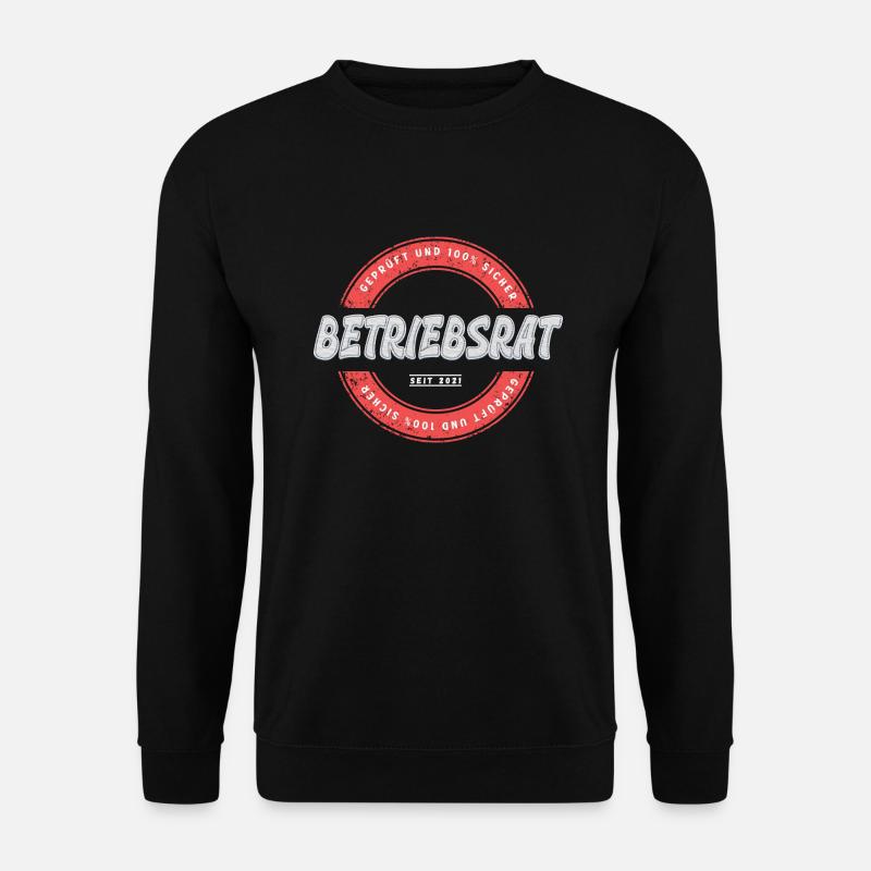 Betriebsrat seit 2021 - Unisex Pullover - Schwarz