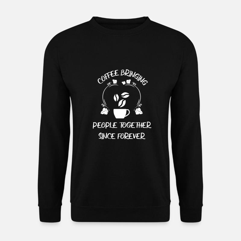 Kaffee Espresso Käffchen - Unisex Pullover - Schwarz