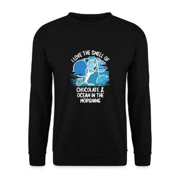 Taucher tauchen Sporttaucher Gerätetauchen - Unisex Pullover - Schwarz - Vorne - Alina (178cm) & Michal (187cm)