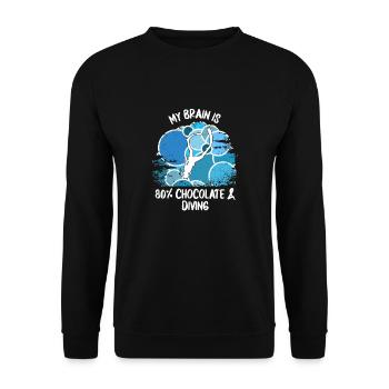 Plongeurs Plongée sous-marine Plongée sous-marine Plongée sous-marine - Sweat-shirt Unisexe - noir - Devant - Alina (178cm) & Michal (187cm)
