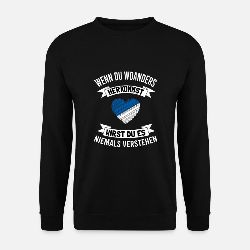 Karlsruhe Karlsruher Liebe - Unisex Pullover - Schwarz