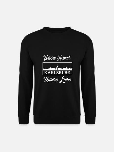 Karlsruhe Karlsruher Liebe - Unisex Pullover - Schwarz