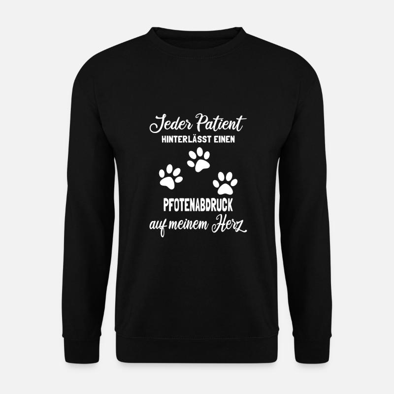 Tierärztin Tiermedizin Tierpflegerin Veterinärin - Unisex Pullover - Schwarz