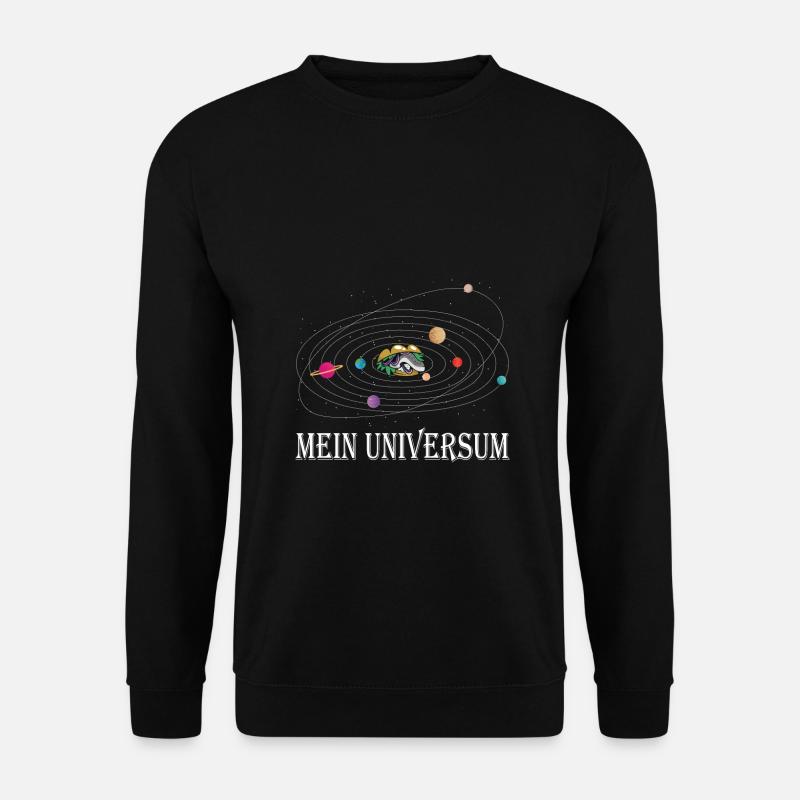 Fischbrötchen mit Pommes - Unisex Pullover - Schwarz
