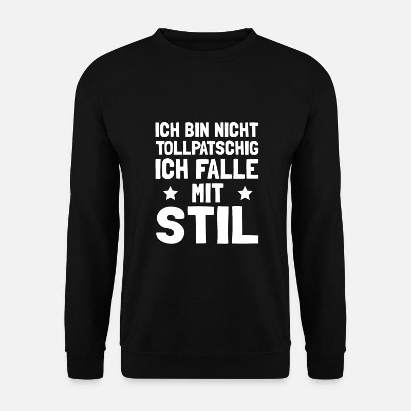 Tollpatsch Tollpatschige Freundin - Unisex Pullover - Schwarz