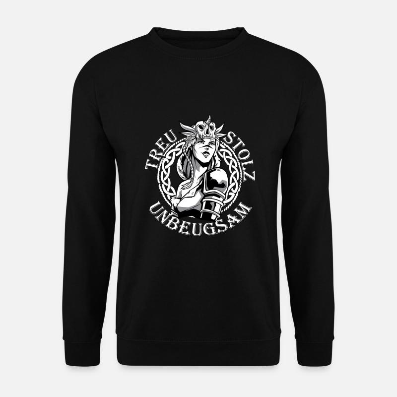Schildmaid Wikinger Kriegerin - Unisex Pullover - Schwarz