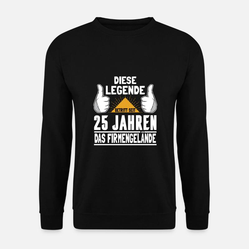 Firmenjubiläum 25 Jahre Dienst - Unisex Pullover - Schwarz
