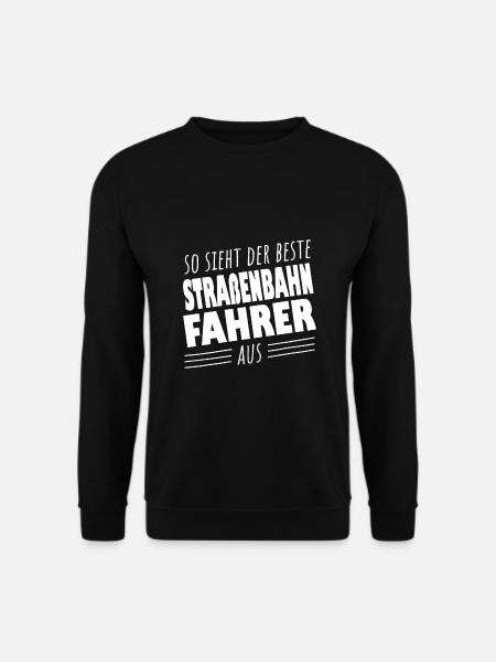 Straßenbahnfahrer Straßenbahn S-Bahn - Unisex Pullover - Schwarz
