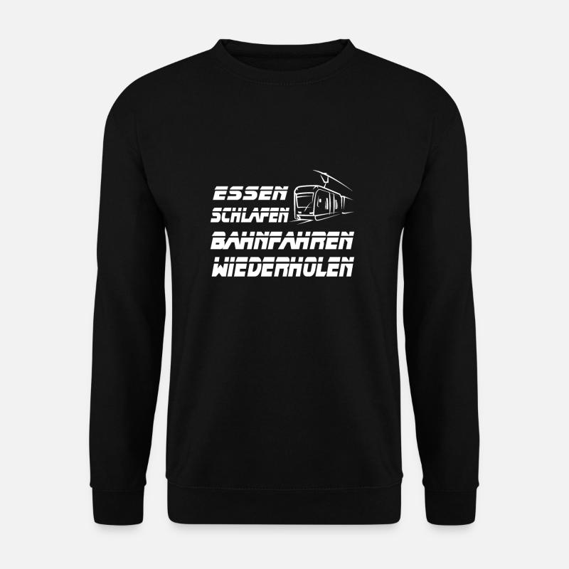 Straßenbahnfahrer Straßenbahn S-Bahn - Unisex Pullover - Schwarz