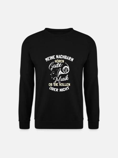 Waldhorn Hornspieler Waldhorn-Spieler - Unisex Pullover - Schwarz